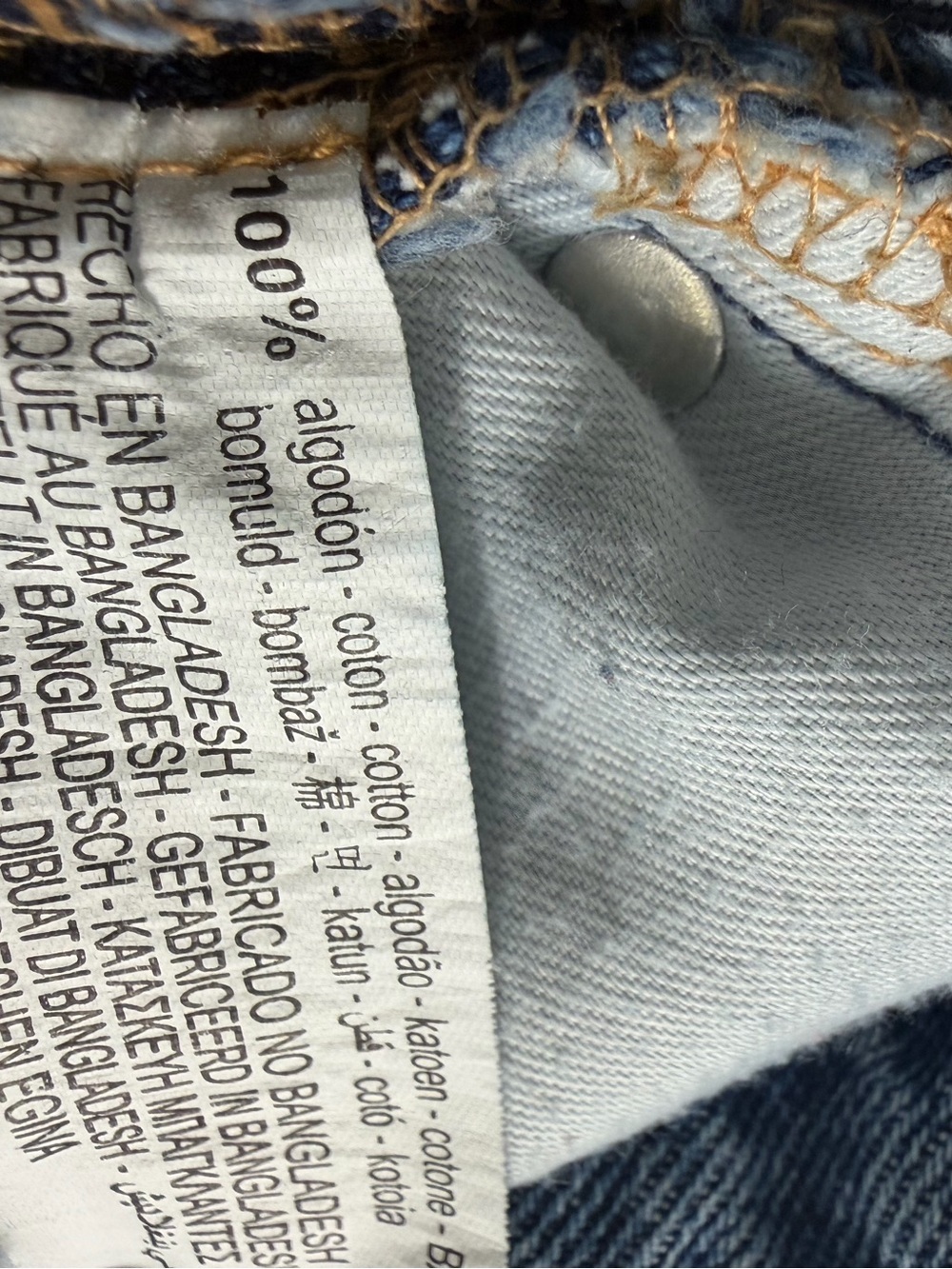Jean ZARA Distressed Straight Leg Jeans Women’s US 8 (EUR 40) Blue Denim Classic - Picture 4 of 8